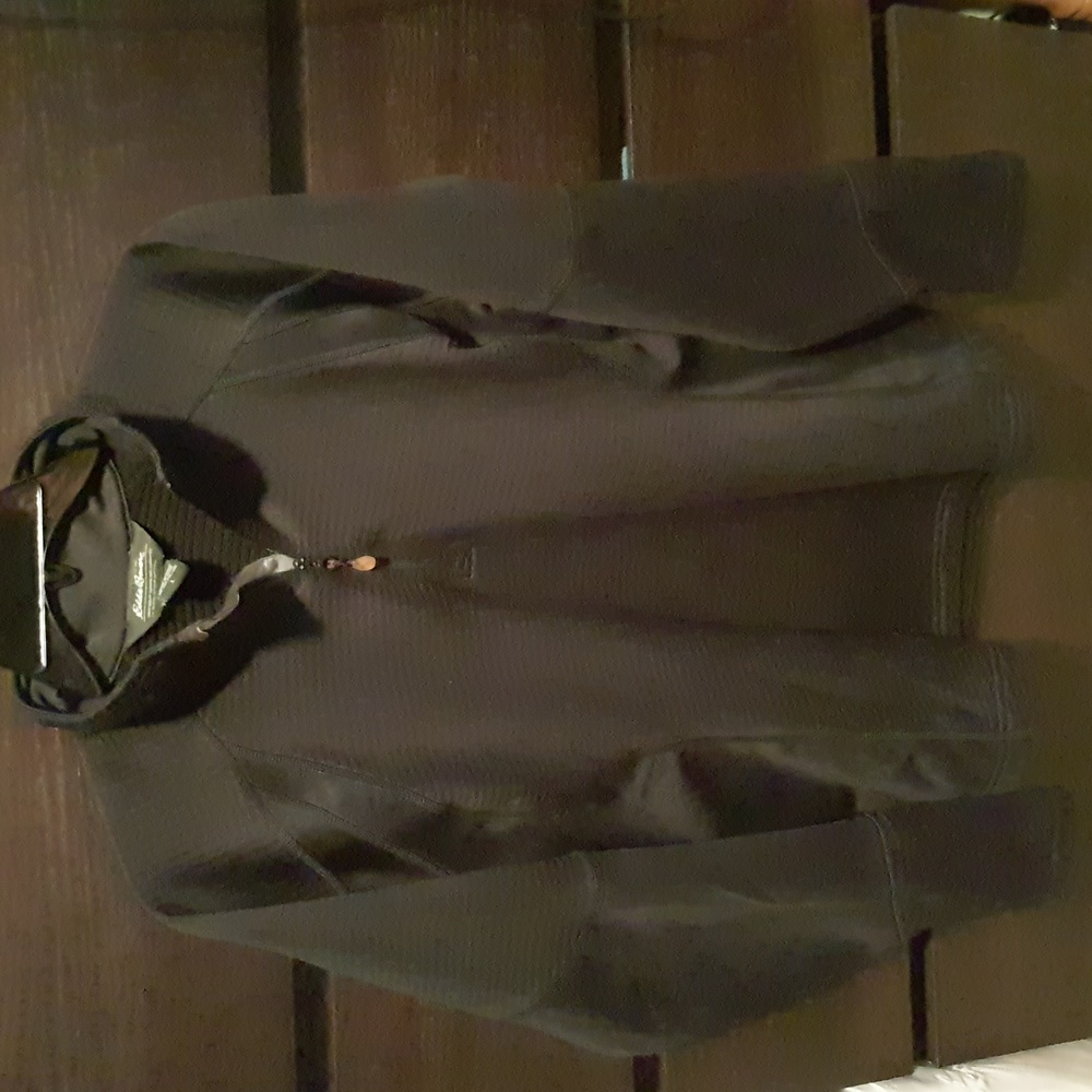 Eddie Bauer Black 1/4 zip pullover